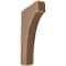 Ekena Millwork 1 3/4"W x 6"D x 10"H Clarksville Wood Vintage Decor Bracket, Weathered Brown BKTWD02X06X10CVBR - alternate 1
